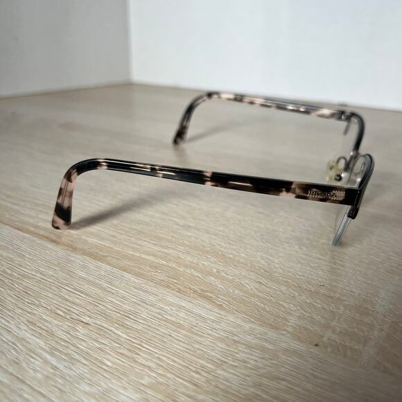 Prada VPR61X ROU-1O1 Eyeglasses Black Brown Havana Half Rim 54-17-145 Italy - Picture 9 of 9